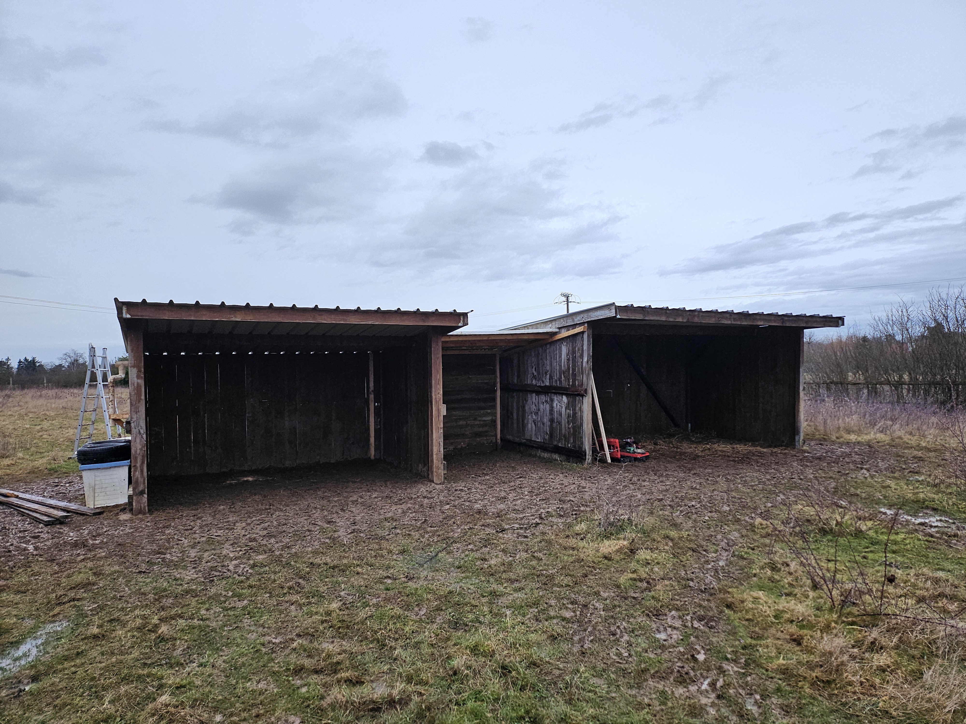 Abris d'herbage pour chevaux